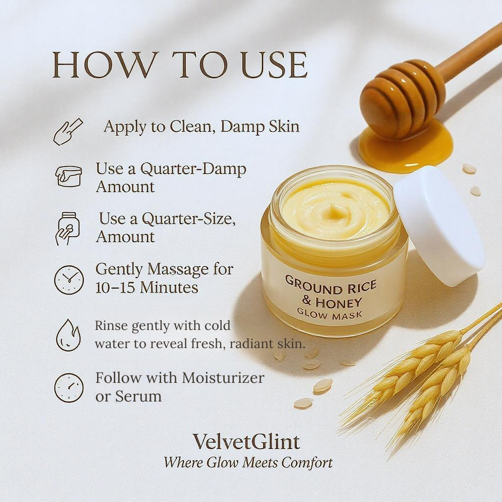 VelvetGlint™ GlowGrain Mask