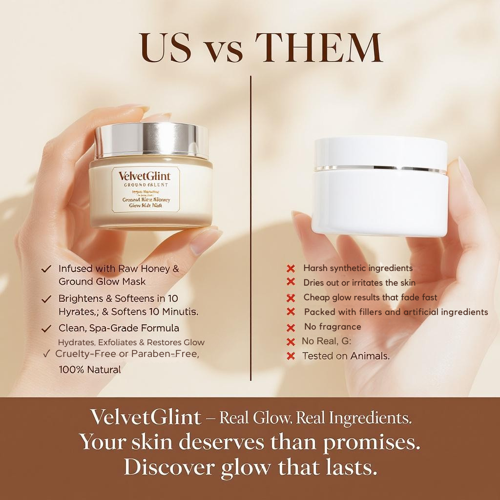 VelvetGlint™ GlowGrain Mask