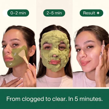 VelvetGlint™ Holy Basil Bubble Deep Mask