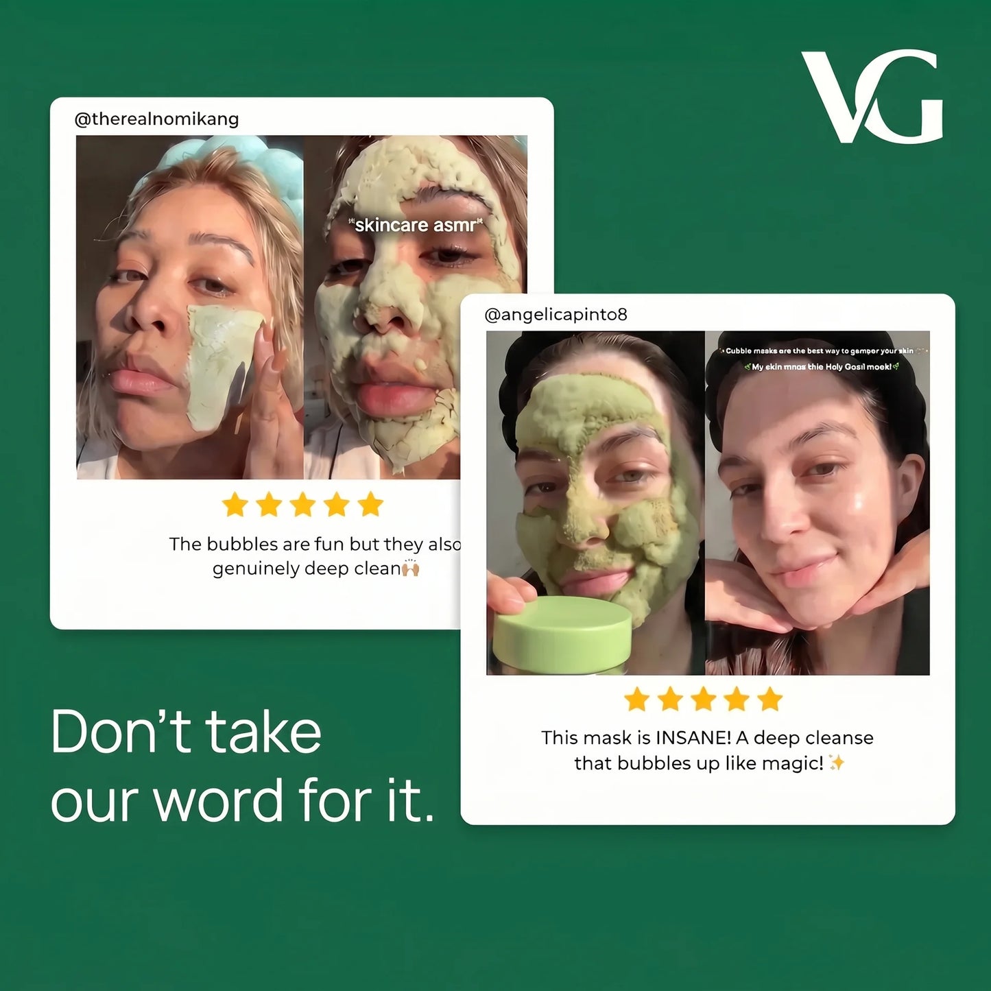 VelvetGlint™ Holy Basil Bubble Deep Mask